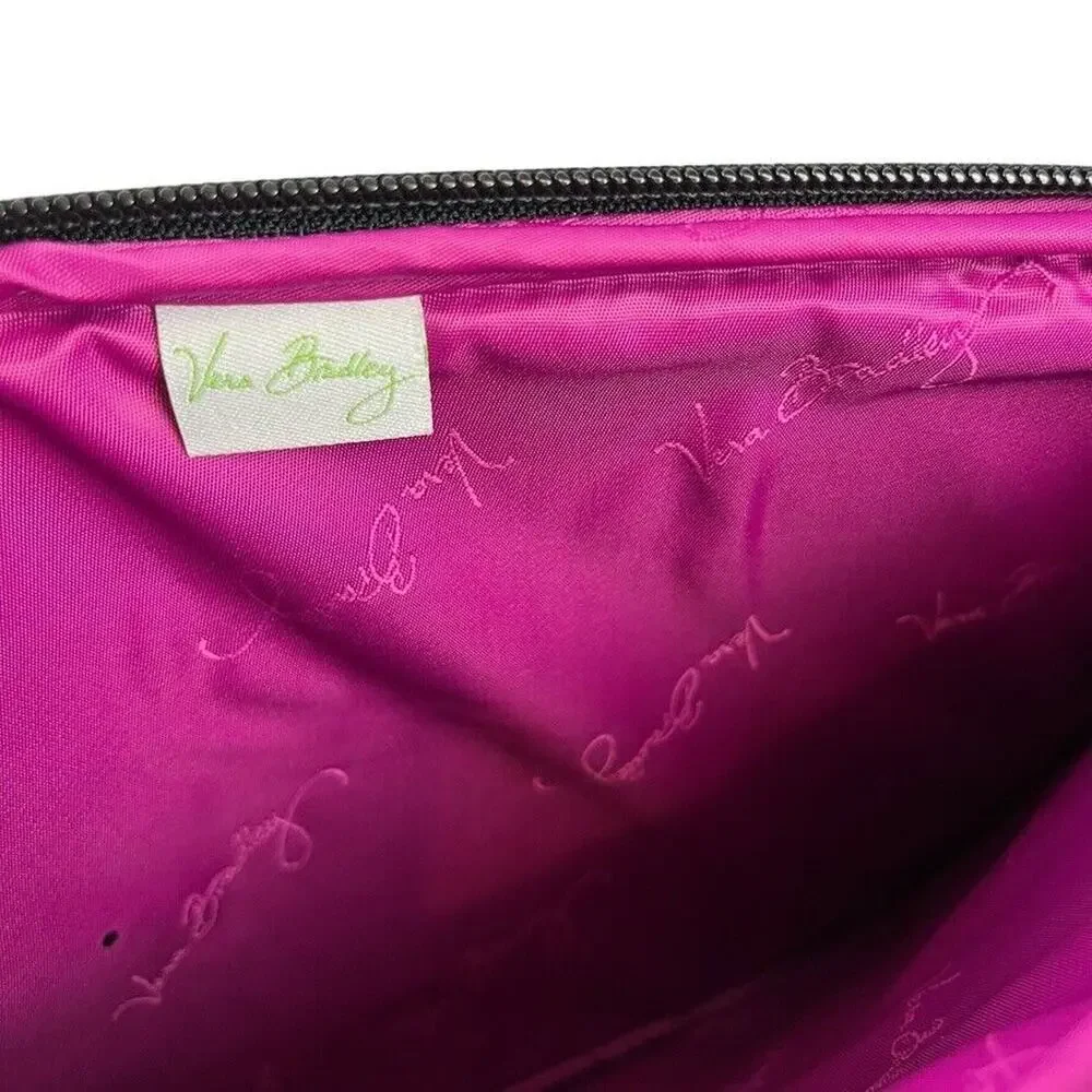 Vera Bradley Canterberry Magenta Black Neoprene Tablet Cover Case Padded 8 x 10